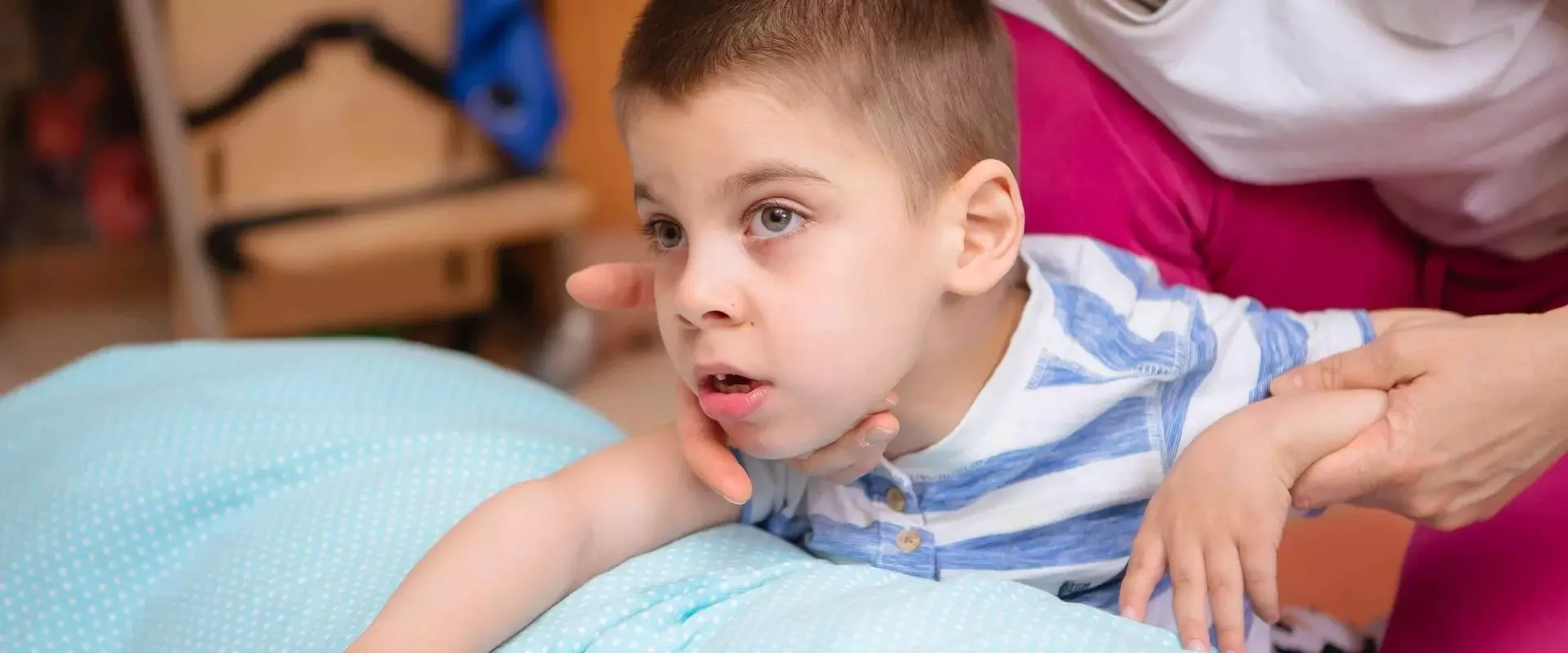 Pflegekurs mit Kind mit Behinderung