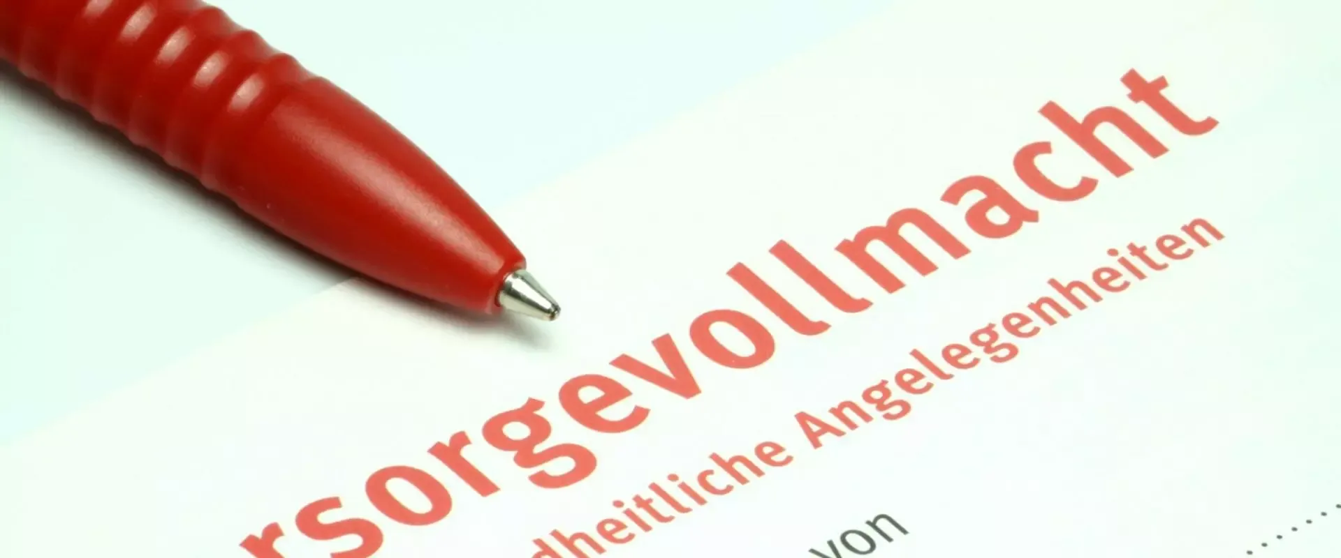 Bild einer Vorsorgevollmacht