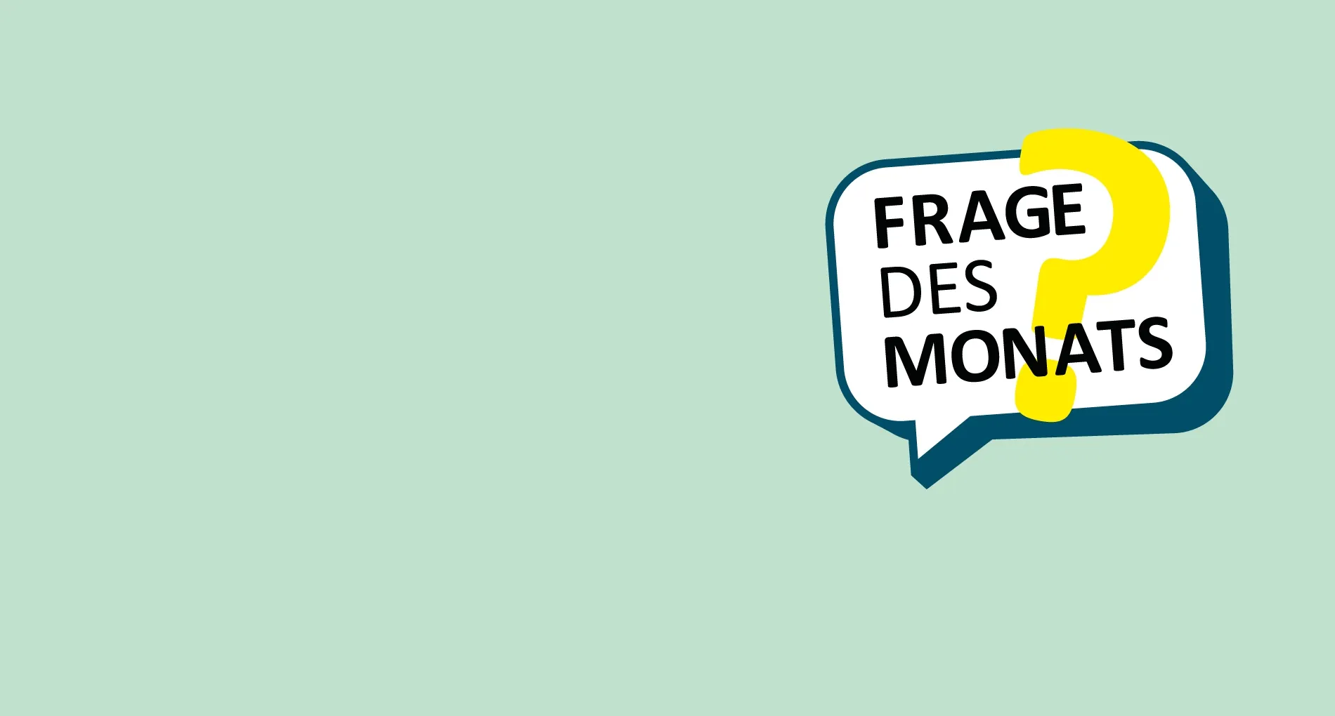 Logo Frage desMonats