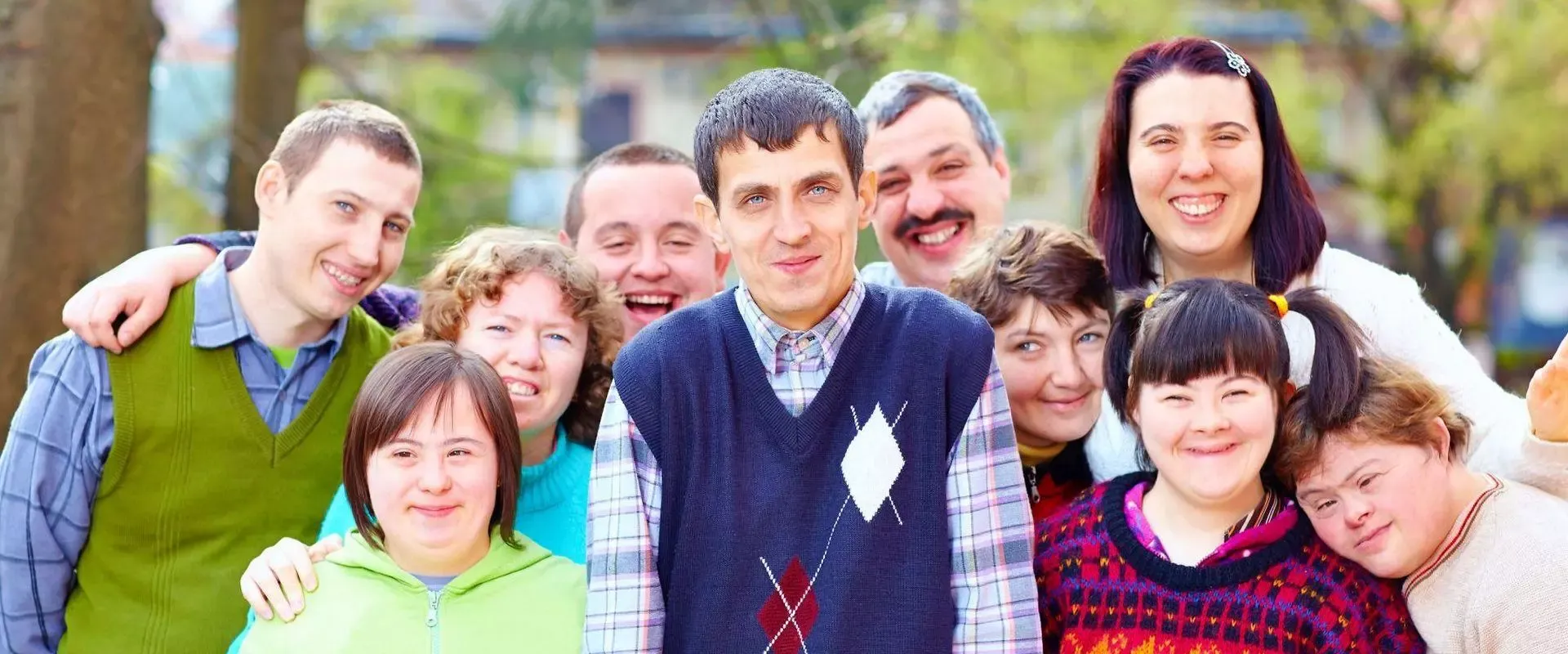 Bild Gruppe von Menschen mit Behinderung