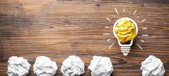 Bild einer glühenden Glühbirne