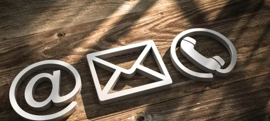 Symbole der Kontaktmöglichkeiten