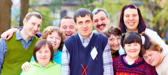 Bild Gruppe von Menschen mit Behinderung