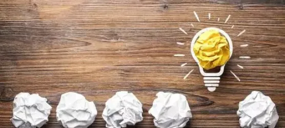 Bild einer glühenden Glühbirne