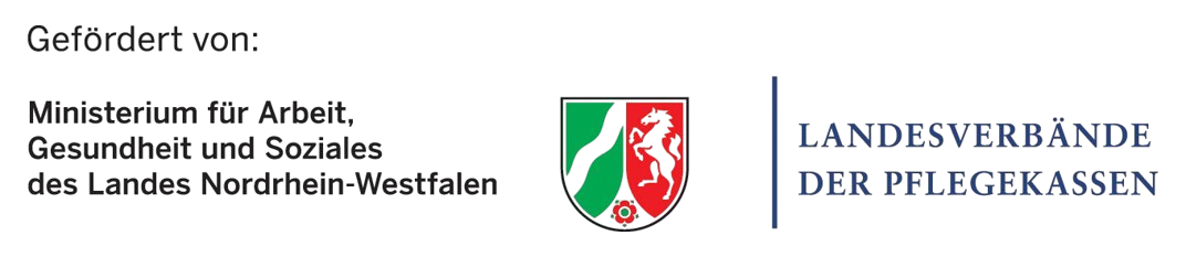 Logo Mags NRW und Landesverbände der Pflegekassen